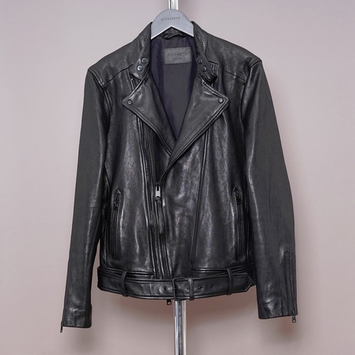 All saints leather jacket - jacket, mens