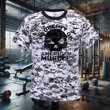 SKULL DIGITAL CAMO GYM T-SHIRT