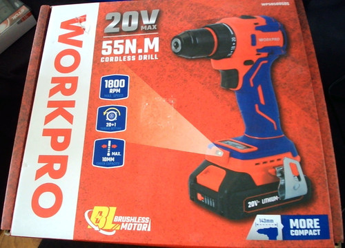 Workpro 20v cordless brushless - workpro,