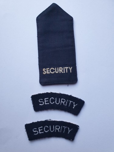 Vintage security epaulette and - security,