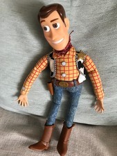 Disney 1997 Toy Story Thinkway Pullstring Woody partially working no hat
