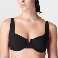 Sweaty Betty Laguna Underwired Bikini Top Black Size M (B/C) RRP £70 NEW no tags
