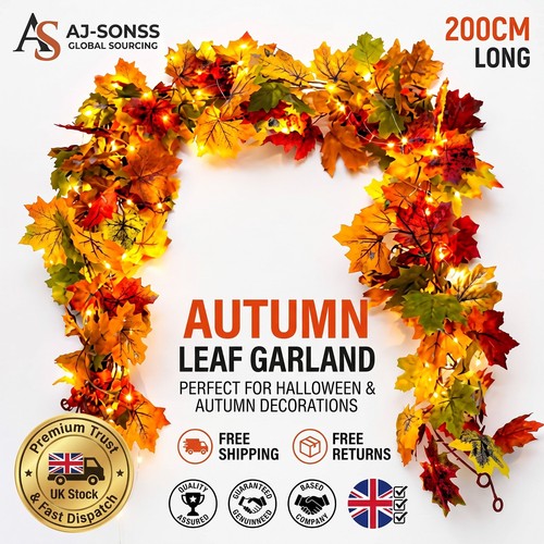 Leaf garland artificial - garland,