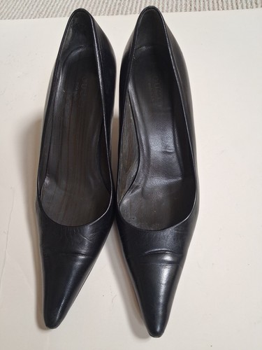 Gucci black leather vintage - gucci, 3