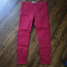 M&S Red Jeggings Size 16