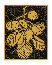 Art Nouveau Chestnut Wall Art