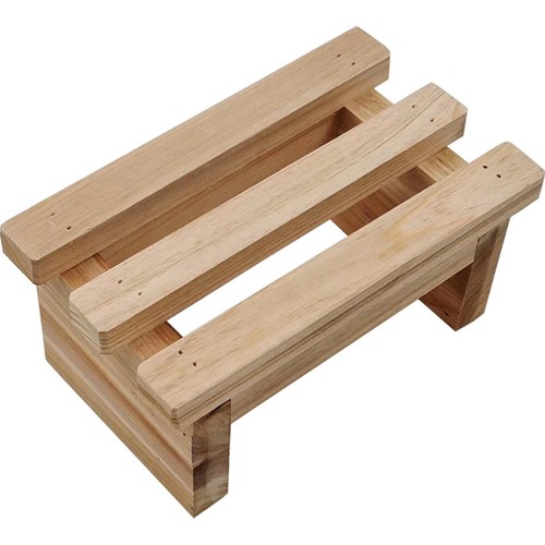 Wooden low stool for kids - wooden,