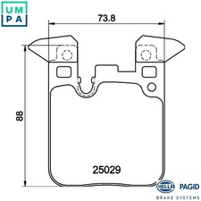 BRAKE PAD SET DISC BRAKE 8DB