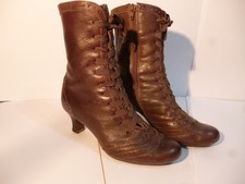Clarks Victorian Boots Brown Size UK 4