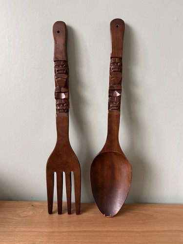 Tiki hand carved - hand,