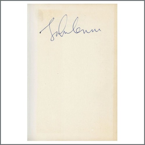 John lennon 1968 autographed - 1968,