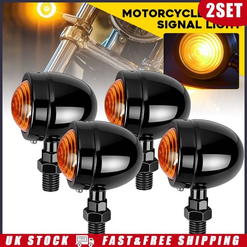 Black motorcycle bullet - black,