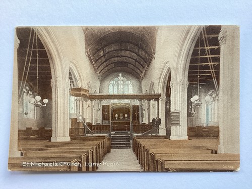 Postcard view interior - view, st
