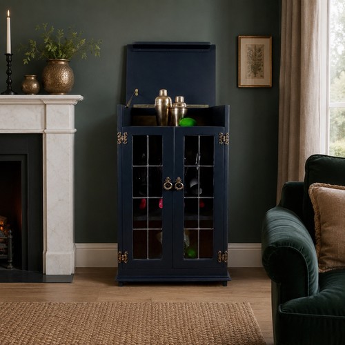 Solid wood carved navy - wood,