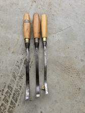 Vintage Marples 3 Swan Necked Mortice Chisel Woodworking Tool