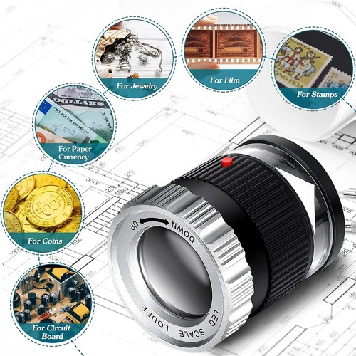 30x led pocket magnifier - pocket,
