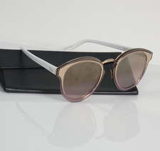 Christian Dior Sunglasses Nightfall Mirrored Gold White 24S 65 11 150 Authentic