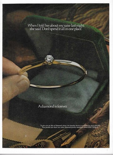 Debeers bracelet diamonds are - debeers,