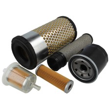 Service Kit Fits Kubota K008-3, U10-3 (Air Filters, Oil Filter, Fuel Filters)