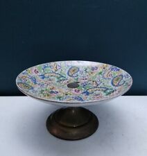 Metal Pedestal Paisley Design