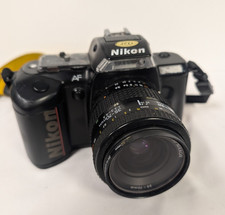 Nikon F-401s SLR with Nikon AF Nikkor 35-70mm Lens Untested Spares/Repair