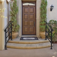 Outdoor stair handrail wrought - handrail,