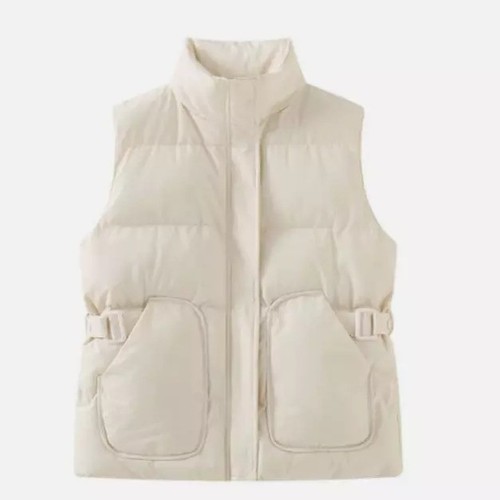 Womens winter zip vest - zip, up