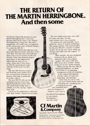 Martin guitar vintage - guitar, hd-28