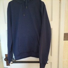 SOUL STAR ENGLAND Fleece Hoodie Men's Jumper Navy Size M GC USED