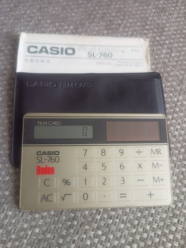 Casio 760 vintage - casio, sl-760
