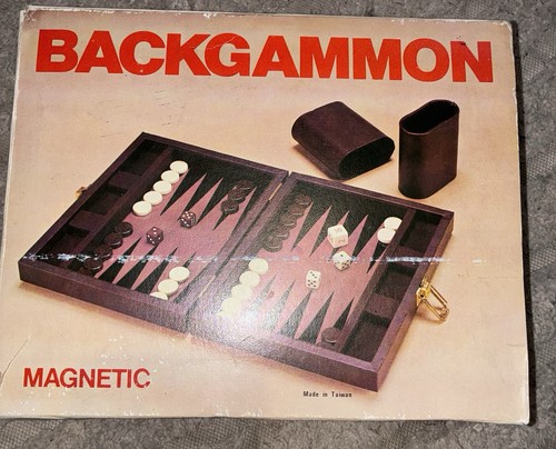 Vintage magnetic backgammon - vintage,