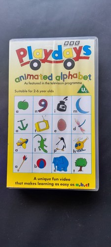 Playdays animated alphabet vhs - animated,