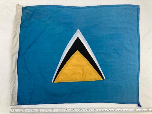 Vintage lucia stitched flag - vintage,