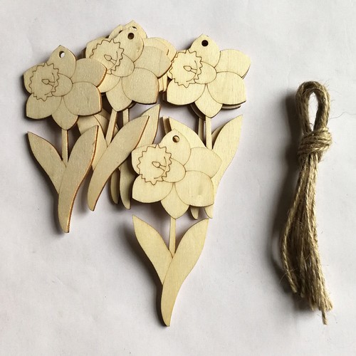 10pcs wooden hanging - 10pcs,