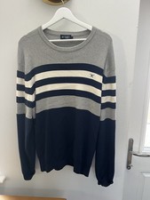 Men’s Hackett Jumper, Navy/grey/white, Size L