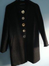 Zara Swing Black Coat, Size