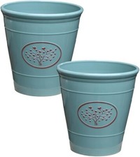 2Pc Plastic Olive Green