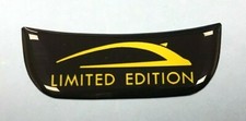 Vauxhall Limited Edition Sticker 48mm Yellow GLOSS DOME Corsa 'D' Steering Wheel