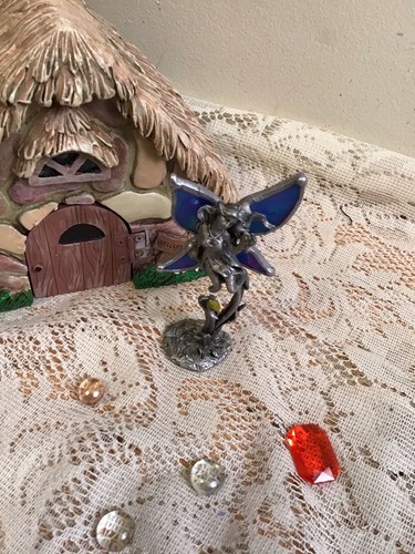 Stained glass cast fairy - cast, w