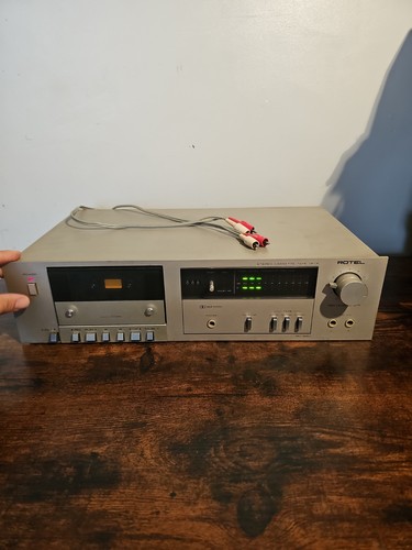 Rotel 820 stereo cassette - rd-820,