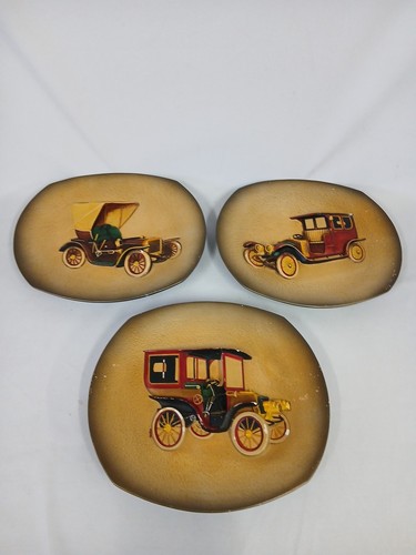 Vintage car wall - car, plates
