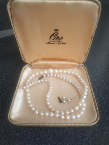 Vintage pearl necklace ciro - pearl, of