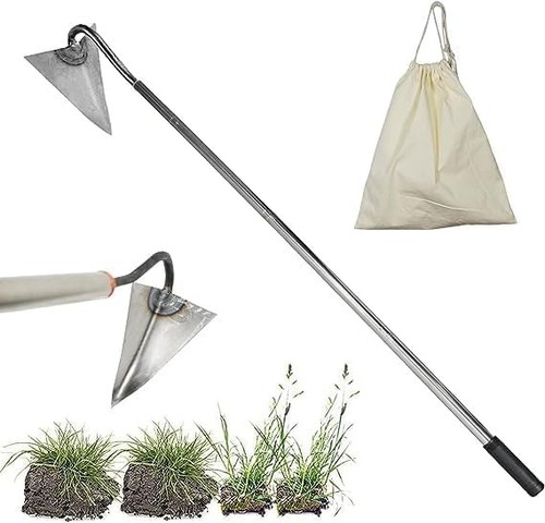 Steel triangle garden hoe - steel,