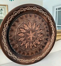 Vintage Etched Copper Wall