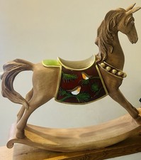 Stunning wooden large rocking - large,