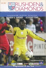 RUSHDEN & DIAMONDS v Aldershot 2007/2008 - Shot's last away in the Conference