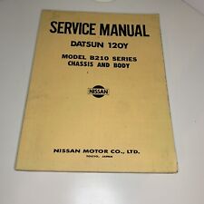 *Genuine Nissan* Datsun 120Y B210 Chassis & Body Shop Manual Dealer