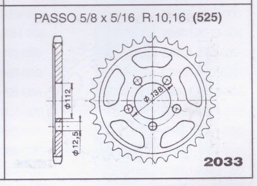 Rear sprocket for honda - for,