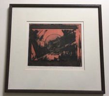 Vintage abstract etching - vintage, by