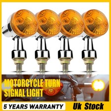 4X Chrome Motorcycle Bullet